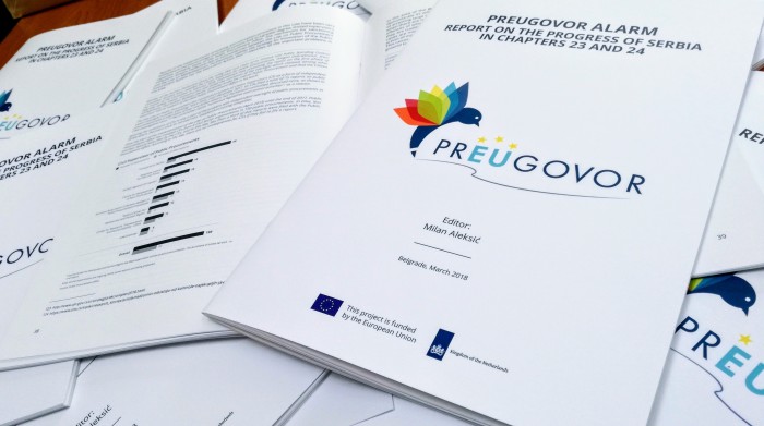 Coalition prEUgovor Report on Progress of Serbia in Chapters 23 and 24 - April 2018