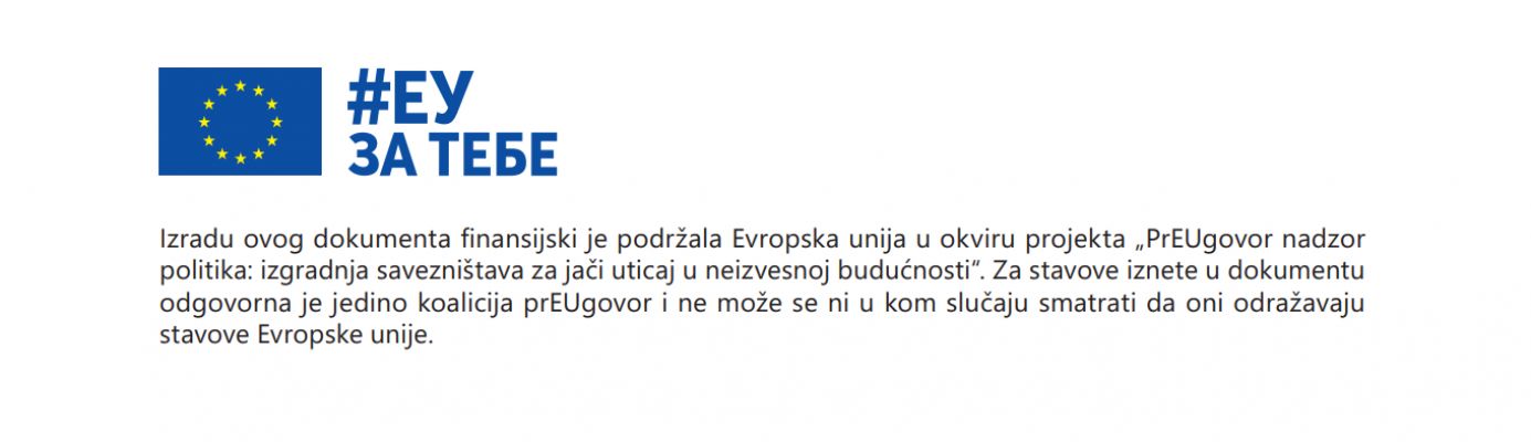 Reformska agenda koalicije prEUgovor za 2021. godinu