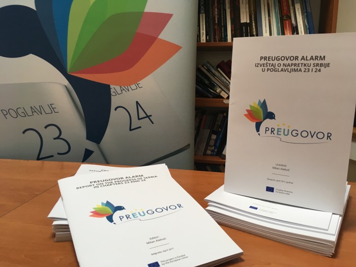 Coalition prEUgovor Report on Progress of Serbia in Chapters 23 and 24 - April 2017