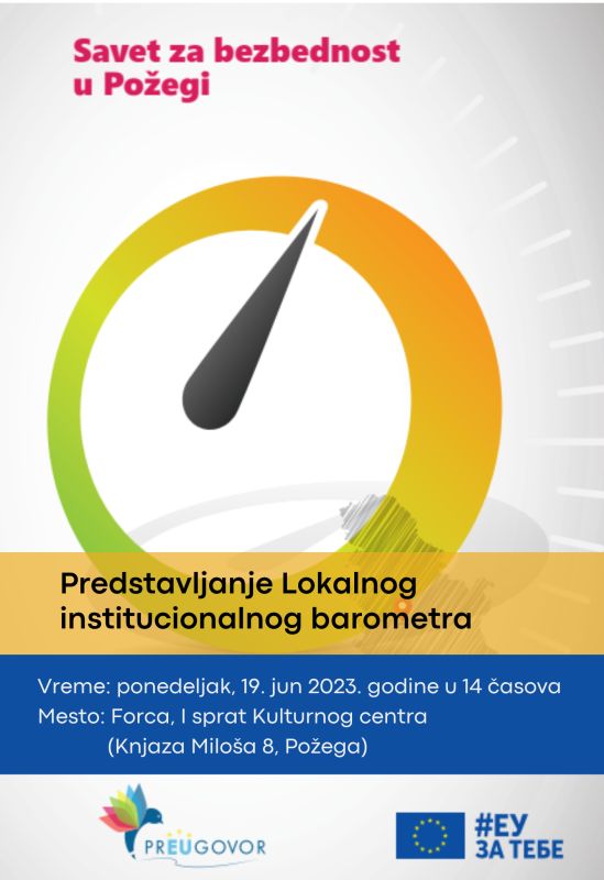 Predstavljanje Lokalnog institucionalnog barometra - Požega