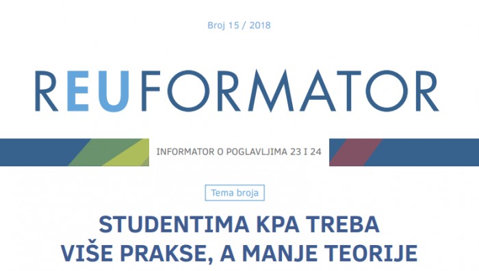 rEUformator - informator o poglavljima 23 i 24 - broj 15