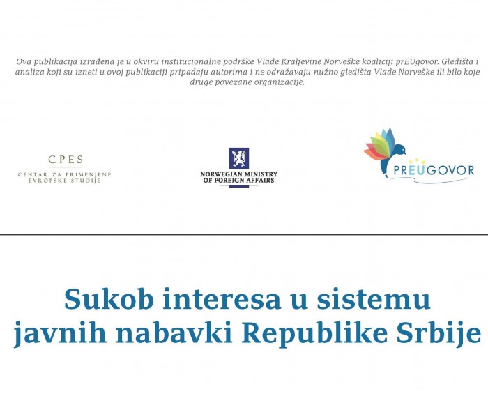 Sukob interesa u sistemu javnih nabavki Republike Srbije